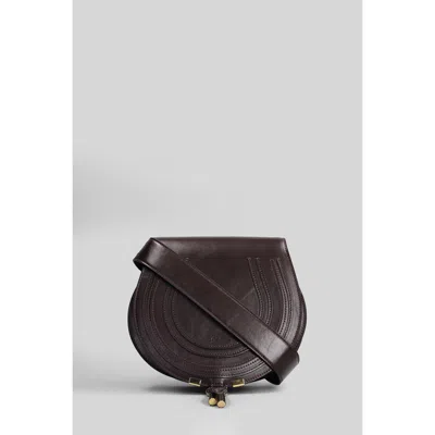 Chloé Chloe Mercie Shoulder Bag In Brown Leather In Brown