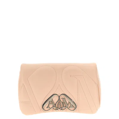 Alexander Mcqueen The Mini Seal Crossbody Bag In Pink