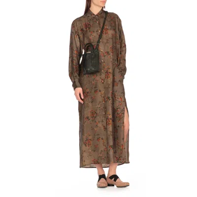 Uma Wang Small Case Canvas Bag In Green