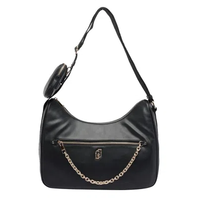 Liu •jo Liu Jo Medium With Coin Purse Shoulder Bag In Black