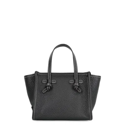 Gianni Chiarini Miss Marcella Leather Mini Handbag In Black