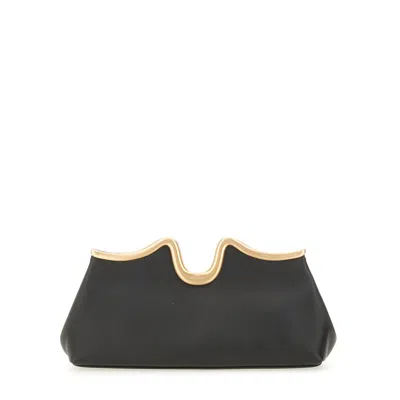 Cult Gaia Valma Clutch Bag In Black
