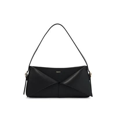 Coperni Women's Ed Leather Bag With Flap In Black