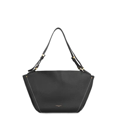 Gianni Chiarini Bloom Leather Bag In Black