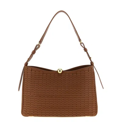 Furla Sfera Soft Shoulder Bag In Brown