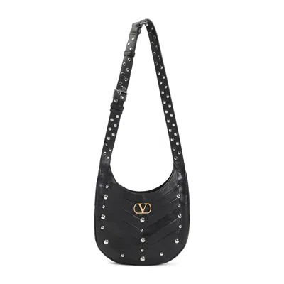 Valentino Garavani Small Shoulder Bag In Black
