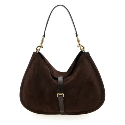 Etro Pony Large Shoulder Bag In Brown