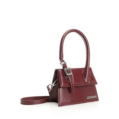 Jacquemus Chiquito Bag In Burgundy