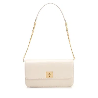 Golden Goose Gioia Bag Leather Crossbody Bag In White