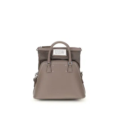 Maison Margiela 5ac Classique Hand Bag In Gray