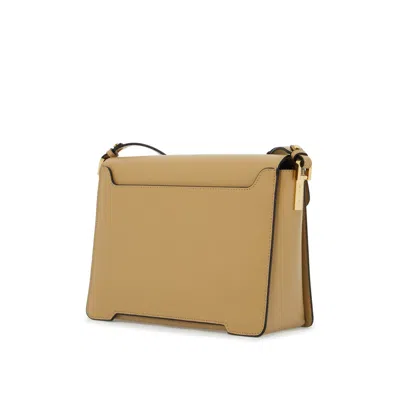 Marni Leather Shoulder Bag In Nude