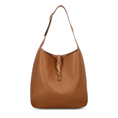 Saint Laurent Le 5  7 Logo Plaque Large Shoulder Bag