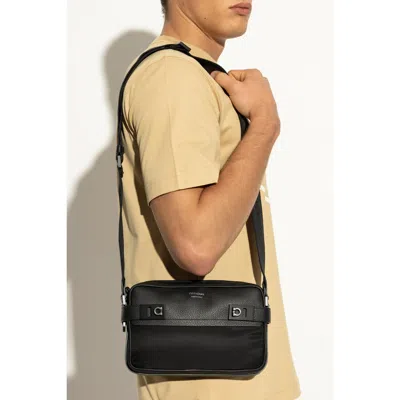 Ferragamo Modern Messenger Bag Adjustable Strap In Orange