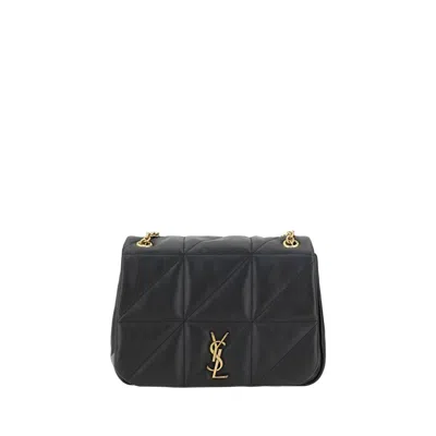 Saint Laurent Jamie Medium Shoulder Bag In Black