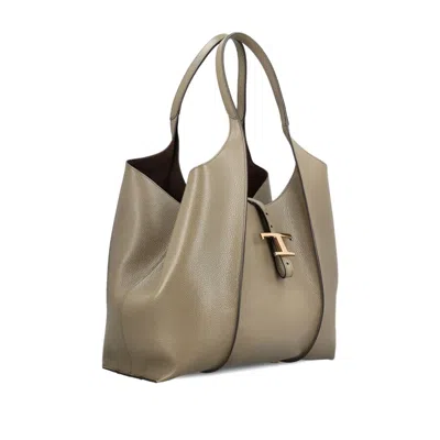 Tod's Tods Medium Leather Tote Bag In Brown