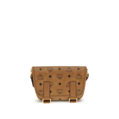 Mcm Aren Mini Shoulder Bag In Brown