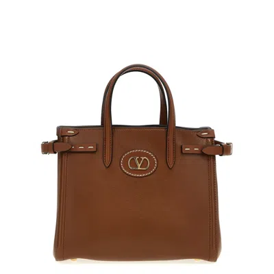 Valentino Love Moschino Black Camoscio Shoes Sandals In Brown