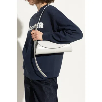 Jil Sander Shoulder Bag Cannolo In White