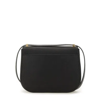 Ferragamo Shoulder Bag Double Hooks In Black