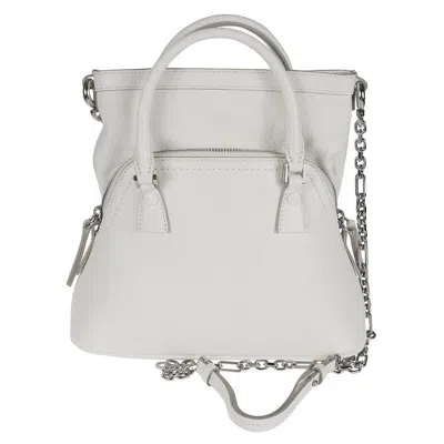 Maison Margiela Chain Strap Shoulder Bag In White