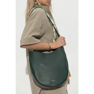 Ferragamo Shoulder Bag Noth-south Hobo Medium In Green