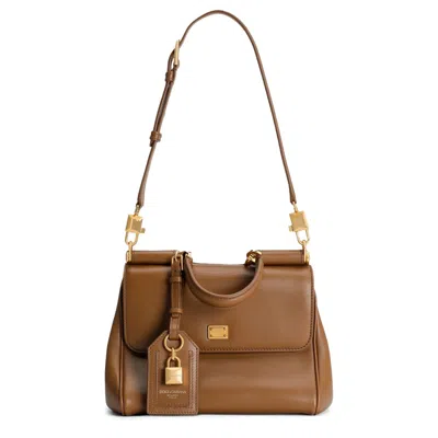 Dolce & Gabbana My Sicily Handbag In Brown