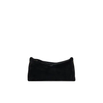 Totême Toteme Toteme Suede Clutch In Black