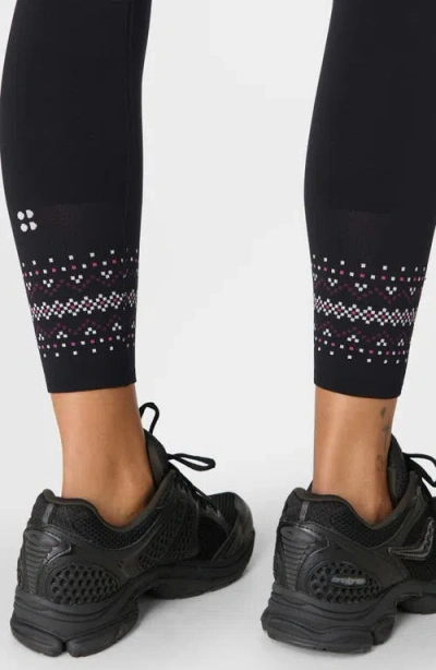 Sweaty Betty Fairisle Novelty Print Base Leggings In Black