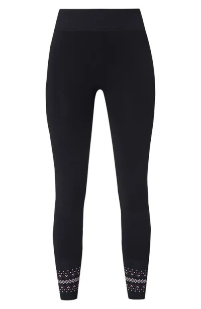 Sweaty Betty Fairisle Novelty Print Base Leggings In Black
