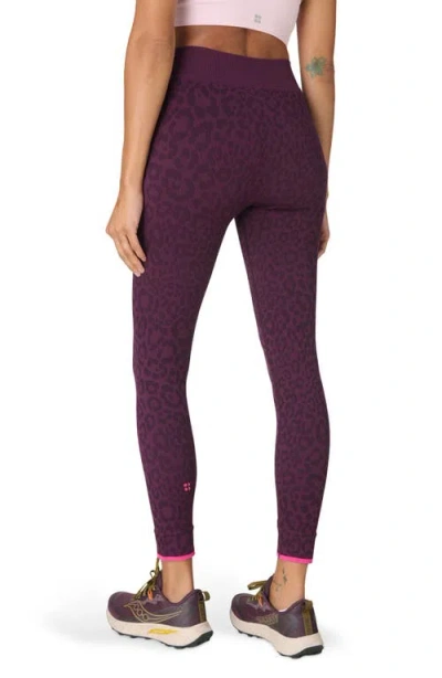 Sweaty Betty Animal Base Layer Leggings In Purple