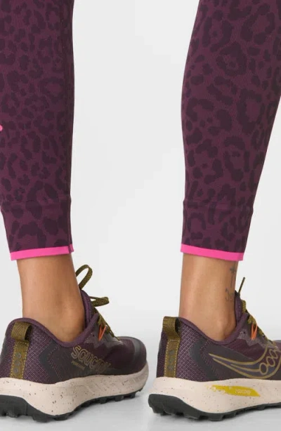 Sweaty Betty Animal Base Layer Leggings In Purple