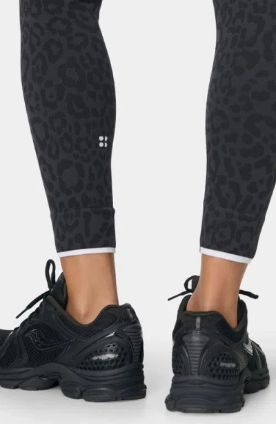 Sweaty Betty Animal Base Layer Leggings In Gray
