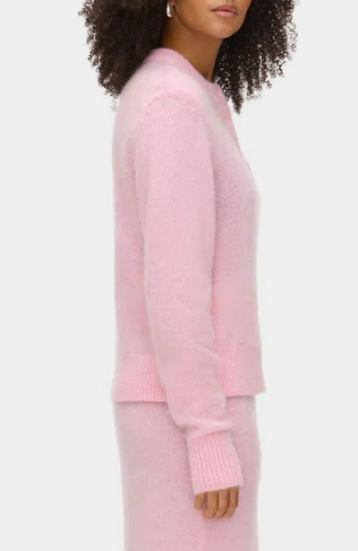 Aligne Henny Henley Sweater In Pink