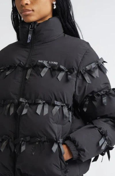 Sandy Liang Present Puffer Jacket In Black