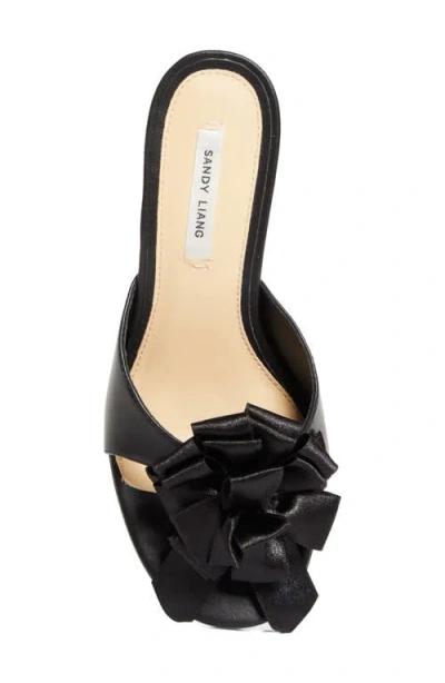 Sandy Liang Celebration Slide Sandal In Animal Print