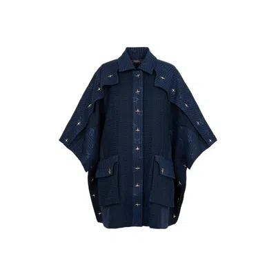 Saint Ones Women's Blue Astra Jacket In Blue