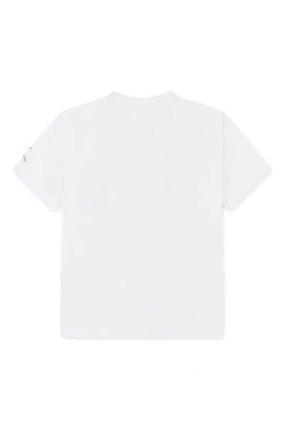 Jordan Kids' Flower Flight Graphic T-shirt In White