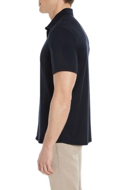 Robert Barakett Christopher Short Sleeve Pima Cotton Button-up Shirt In Blue