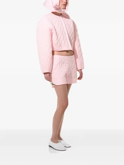 Anouki Quilted Shorts In Pink