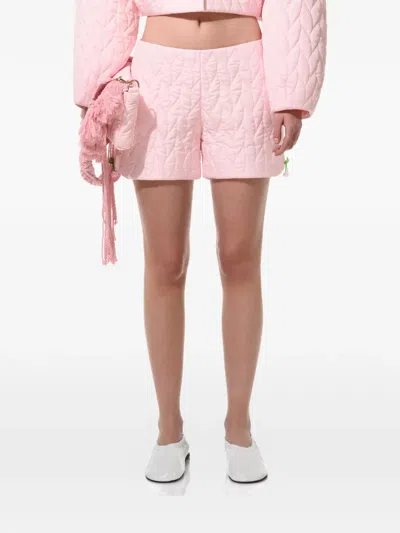 Anouki Quilted Shorts In Pink