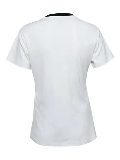 Pre-owned Louis Vuitton Monogram-print T-shirt In White