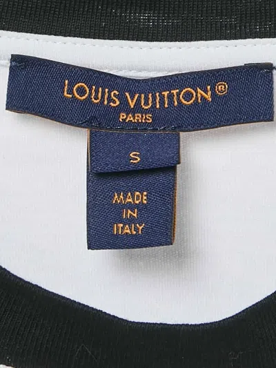 Pre-owned Louis Vuitton Monogram-print T-shirt In White