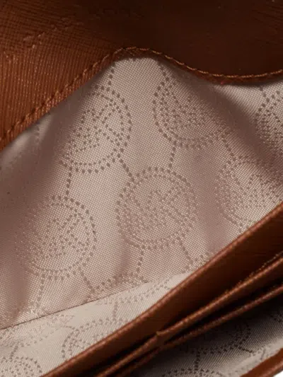 Pre-owned Michael Kors Vintage 2010 Jet Set Wallet In Brown