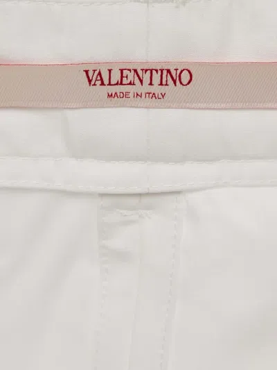 Pre-owned Valentino Cotton Shorts In White
