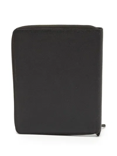 Pre-owned Burberry Leather Wallet In Black