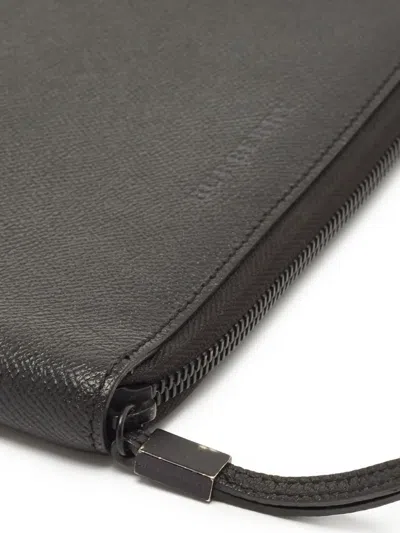 Pre-owned Burberry Leather Wallet In Black