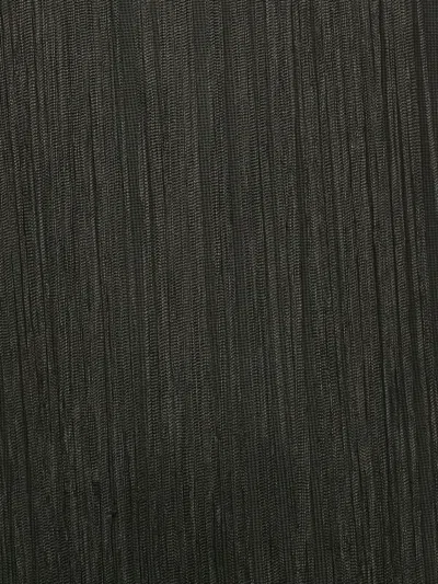 Pre-owned Roberto Cavalli Vintage Fringe Top In Black