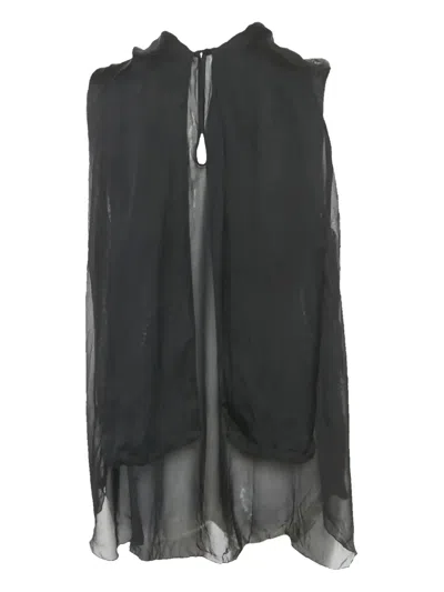 Pre-owned D&g Vintage Silk Blouse In Black