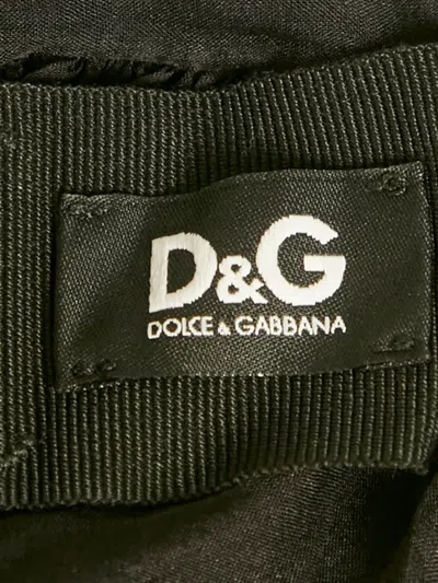 Pre-owned D&g Vintage Silk Blouse In Black