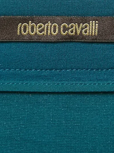 Pre-owned Roberto Cavalli Zip-fly Skinny Trousers In Blue
